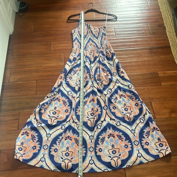 MOON RIVER Women's One Shoulder Smocked Shirred Dress Size Medium - Picture 9 of 10